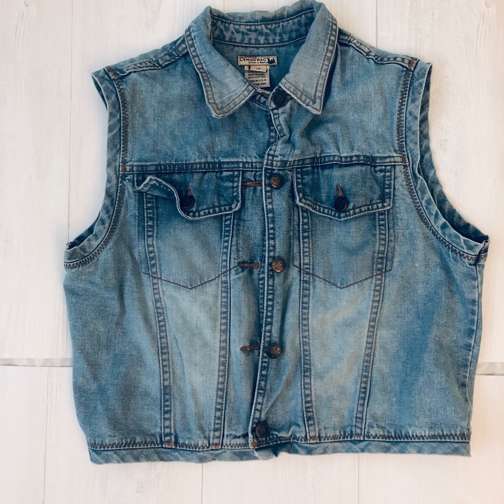 DEMOCRACY- Denim Vest